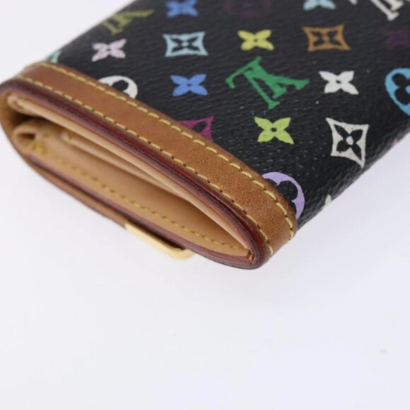 LOUIS VUITTON Monogram Multicolor Porte Monnaie Plat Purse M92656 LV Auth 139030 - Picture 15 of 16